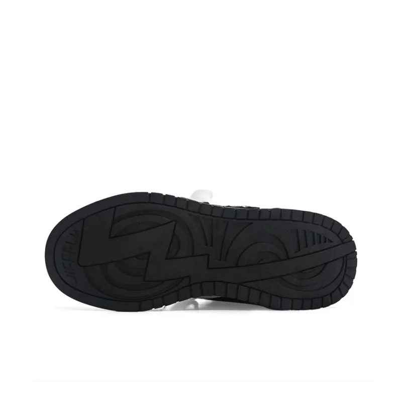 Jifffly Thermal Slip Resistant, Abrasion Resistant, Height Increasing Low Top Skateboard Shoes Unisex Black-7