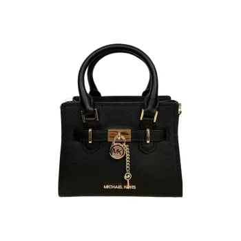 MICHAEL KORS Hamilton Series Leather Handbag Shoulder Bag Crossbody Bag Extra Small Women's Black