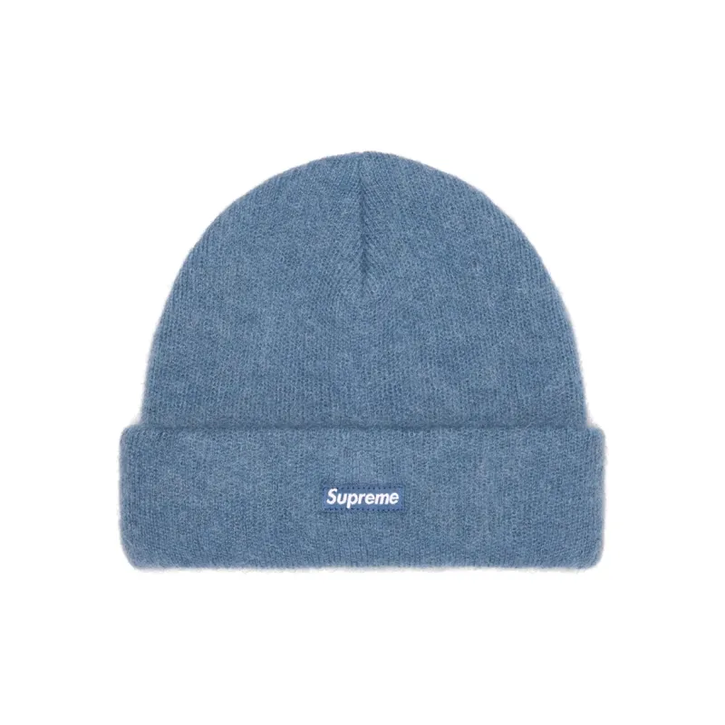Supreme Mohair Beanie FW23 Light Blue-0