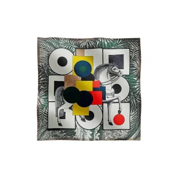 HERMES Silk Scarves Unisex Multicolor