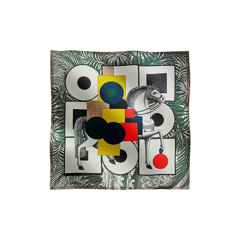 HERMES Silk Scarves Unisex Multicolor-0