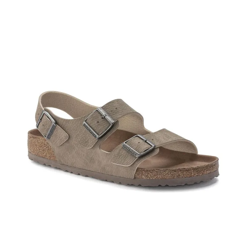 Birkenstock Milano Vegan Beach Sandals Men's Taupe Narrow Fit-3
