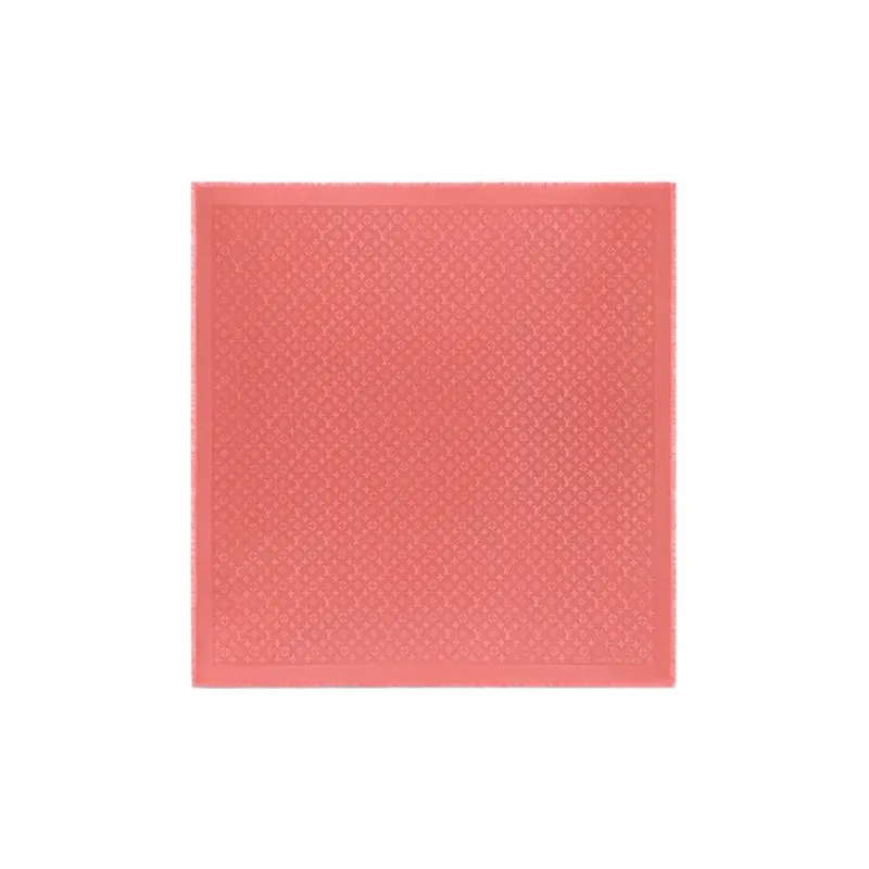LOUIS VUITTON Shawls Unisex Red-2