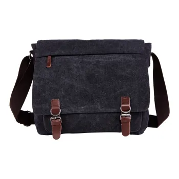 Slazenger Canvas Camera Bag Canvas Bag Crossbody Bag Shoulder Bag Regular Unisex Multicolor