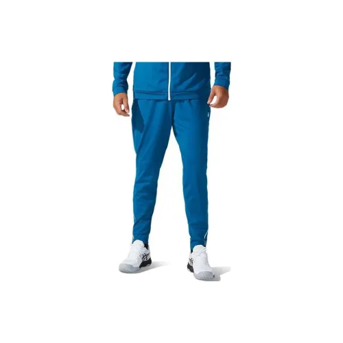 Asics Knitted Sweatpants Men Blue