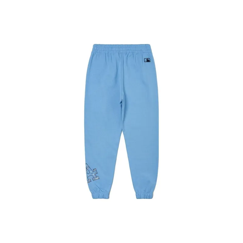 MLB Paisley Knitted Sweatpants Unisex Blue-1