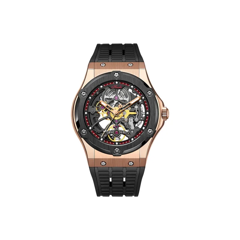 HaofaTourbillon Automatic Mechanical Movement Watch Men's Watches Cut-Out Dial-6