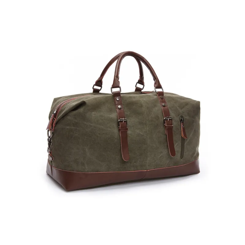 Slazenger Canvas Travel Canvas Bag Handbag Large Size Unisex Multicolor-17