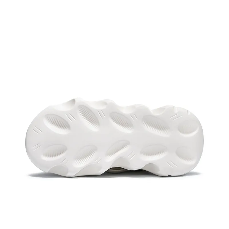SALAXI Low Top Chunky Sneakers Unisex Pure White-5