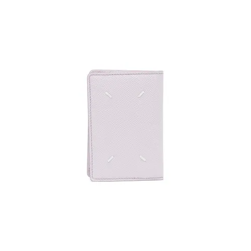 Maison Margiela Grained Calfskin Wallet Women's Light Purple