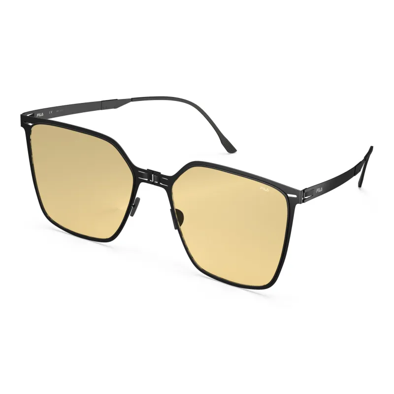 FILA Alloy Square Sunglasses Unisex Stone Gray, Coconut Brown, Starry Blue-7