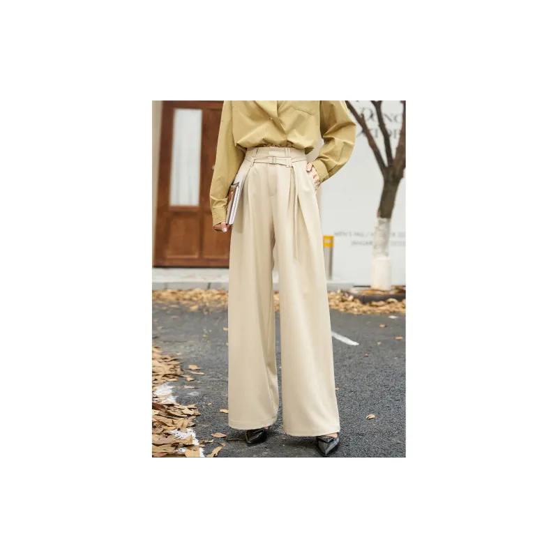 MISHOW Suit Trousers Women's Beige Apricot-1
