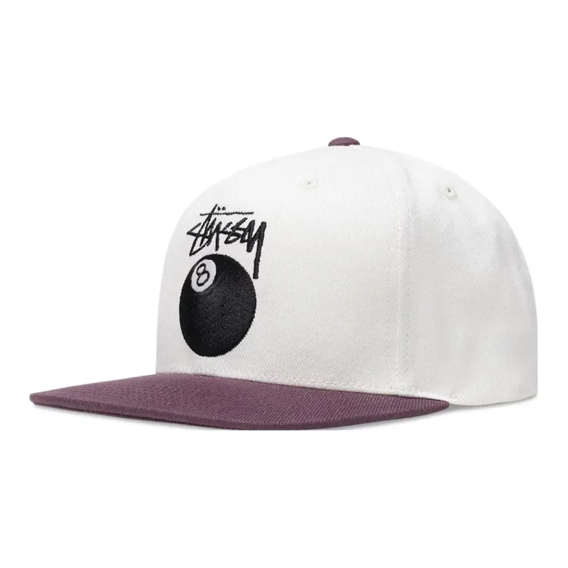 Stussy Twill Stock 8 Ball Cap-0