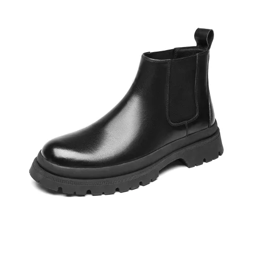 15 MINS Chelsea Boots Men Black