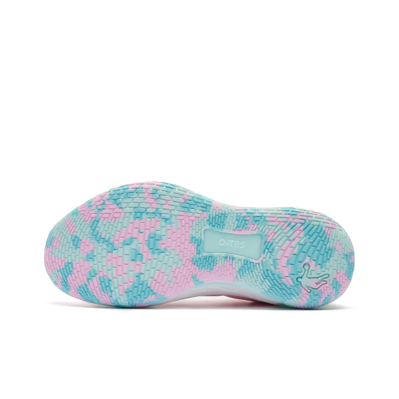 QIAODAN Poison Tooth Pro SE Basketball Shoes Men Low Top Pink-4