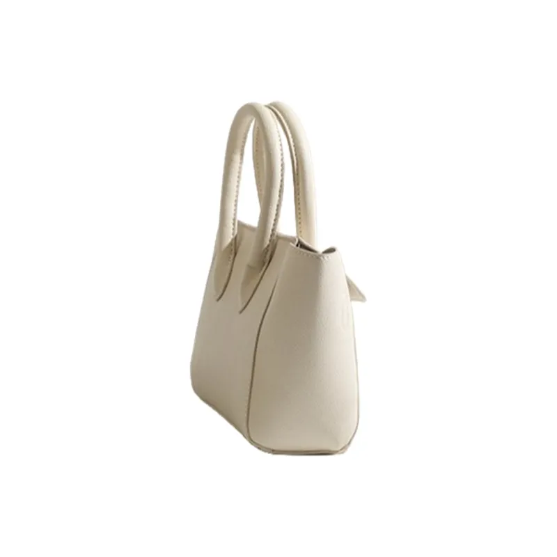 NOMK PU Kelly Bag, Combo Bag, Shoulder Bag, Crossbody Bag, Handbag Regular Women's White-4