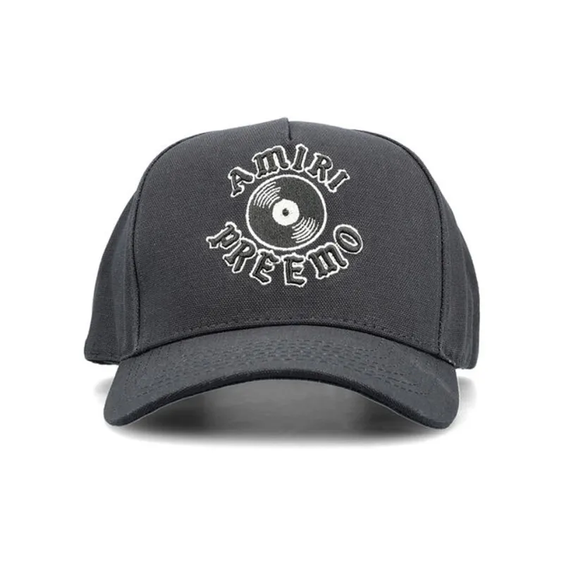AMIRI Cotton Baseball Caps Men's Black-1