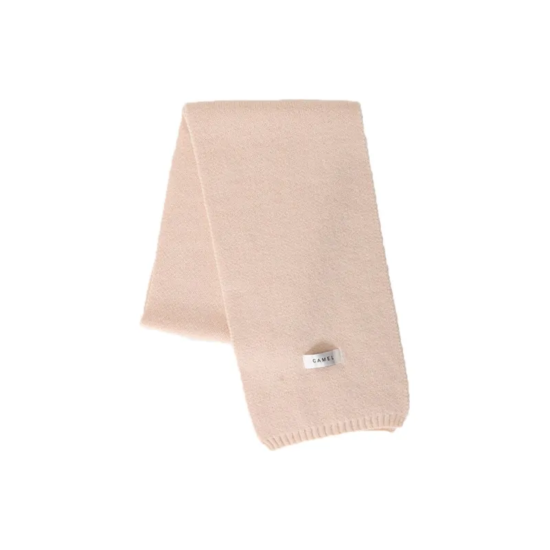 CAMEL Knit Scarves Unisex-3