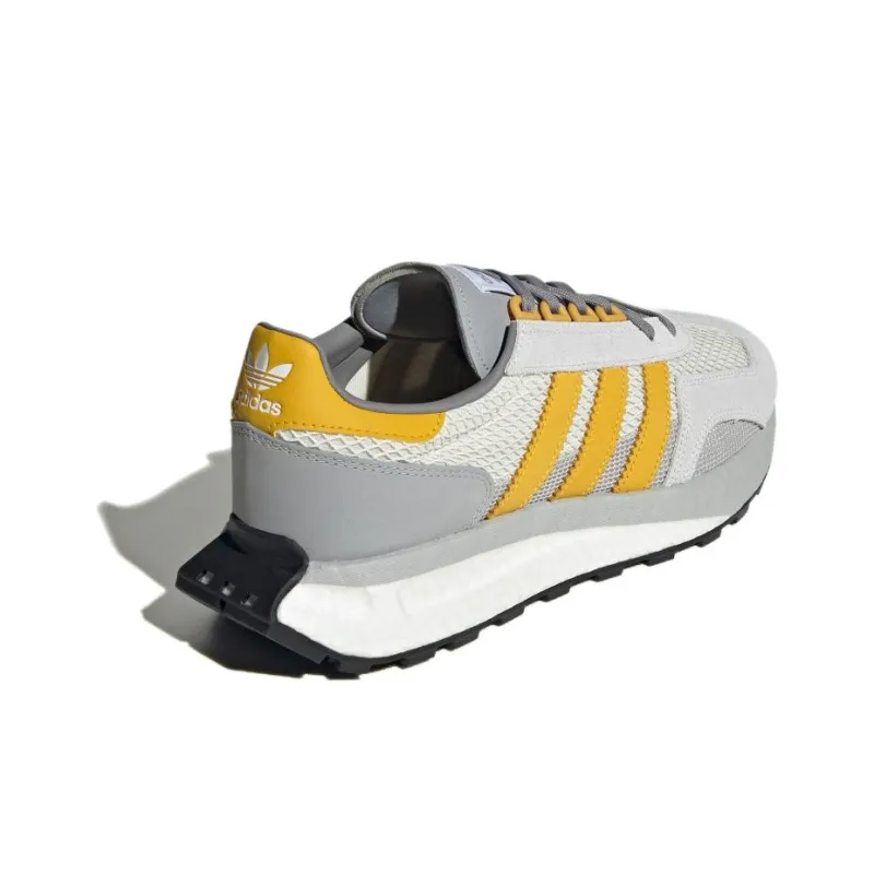 Adidas Originals Retropy E5 Durable Breathable Low Top Casual Running Shoes Unisex Gray Yellow-2