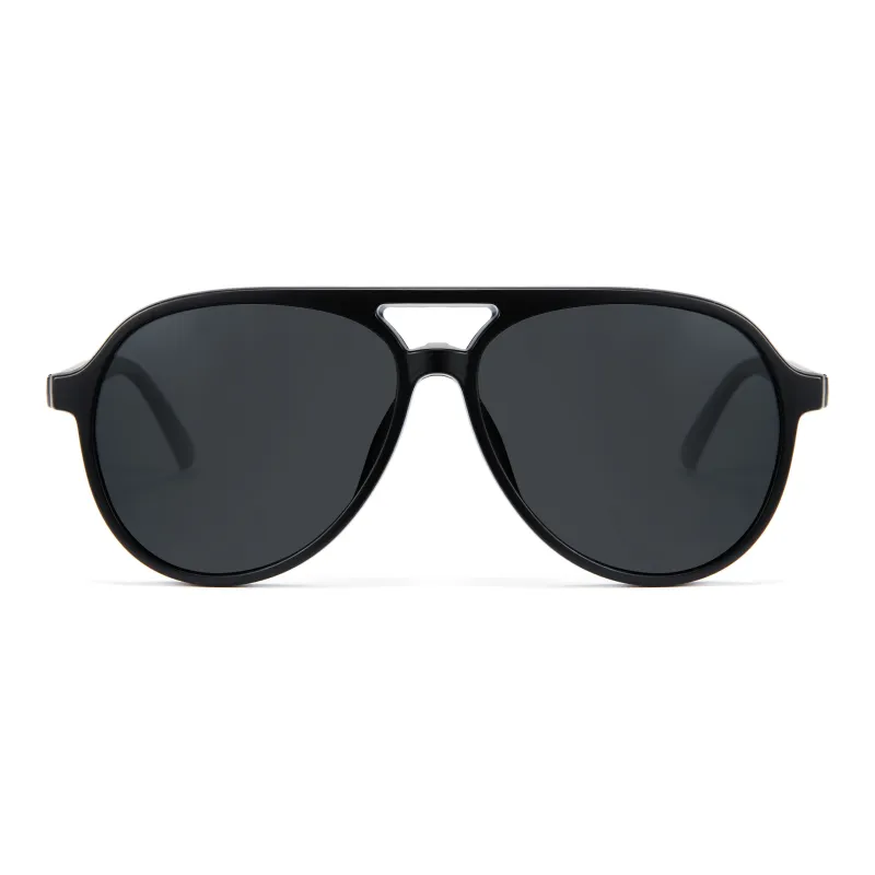 CYXUS TR/Memory Plastic Aviator Sunglasses Unisex-2