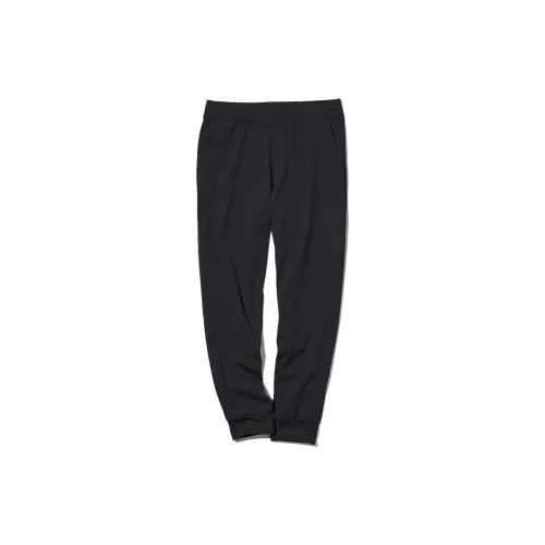 UNIQLO Knitted Sweatpants Unisex Starry Black