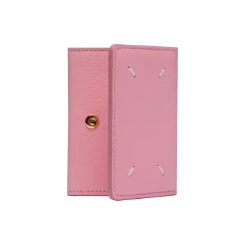 Maison Margiela Nappa Goatskin Card Holder, Wallet Regular Women's Pink