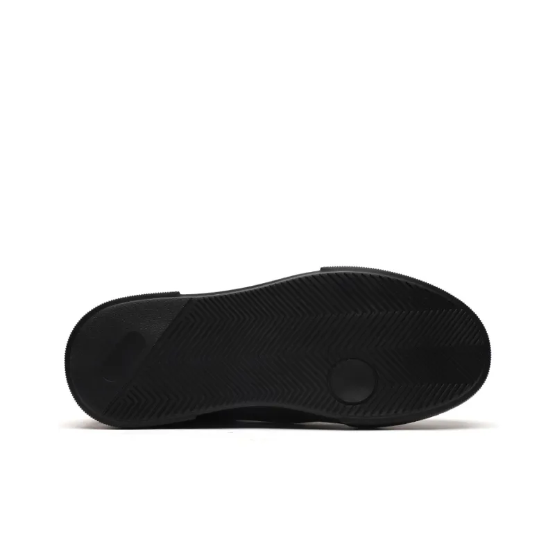 CHARRIOL Water-Resistant Height Increasing Low-Top Skateboard Shoes 4.5cm Men's Black-4