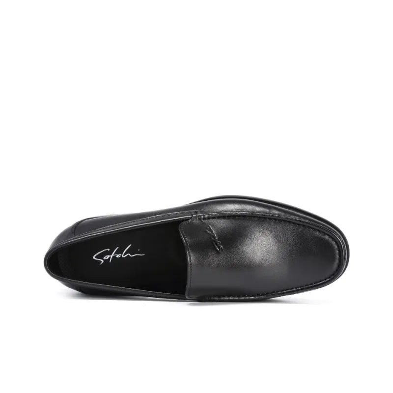 Satchi Loafers 3.5CM Men's Black-3