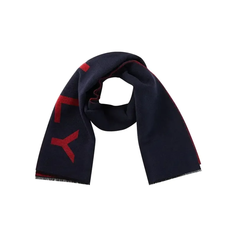 BALLY Logo Intarsia-knit Scarf-2