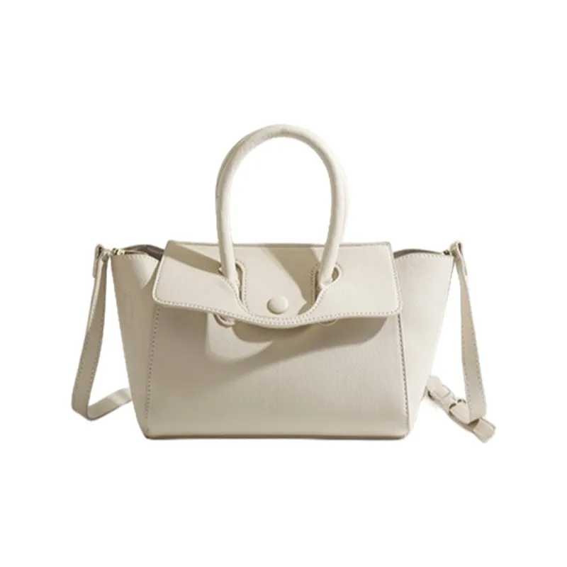 NOMK PU Kelly Bag, Combo Bag, Shoulder Bag, Crossbody Bag, Handbag Regular Women's White-2
