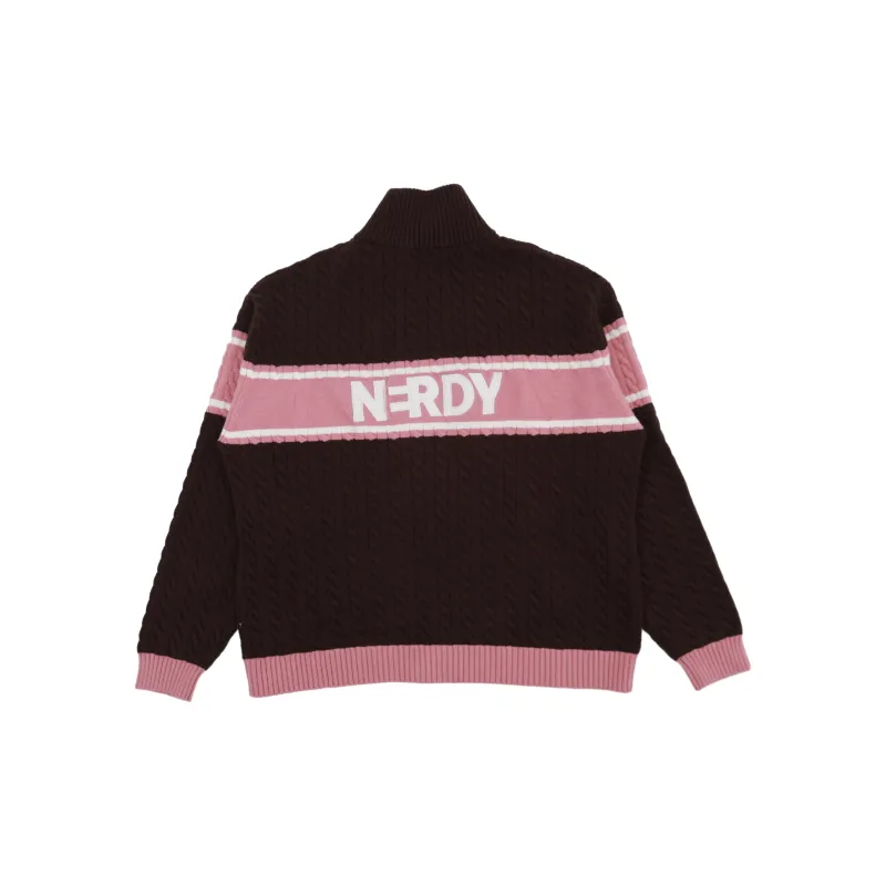 Nerdy Knitwear Unisex Brown-1