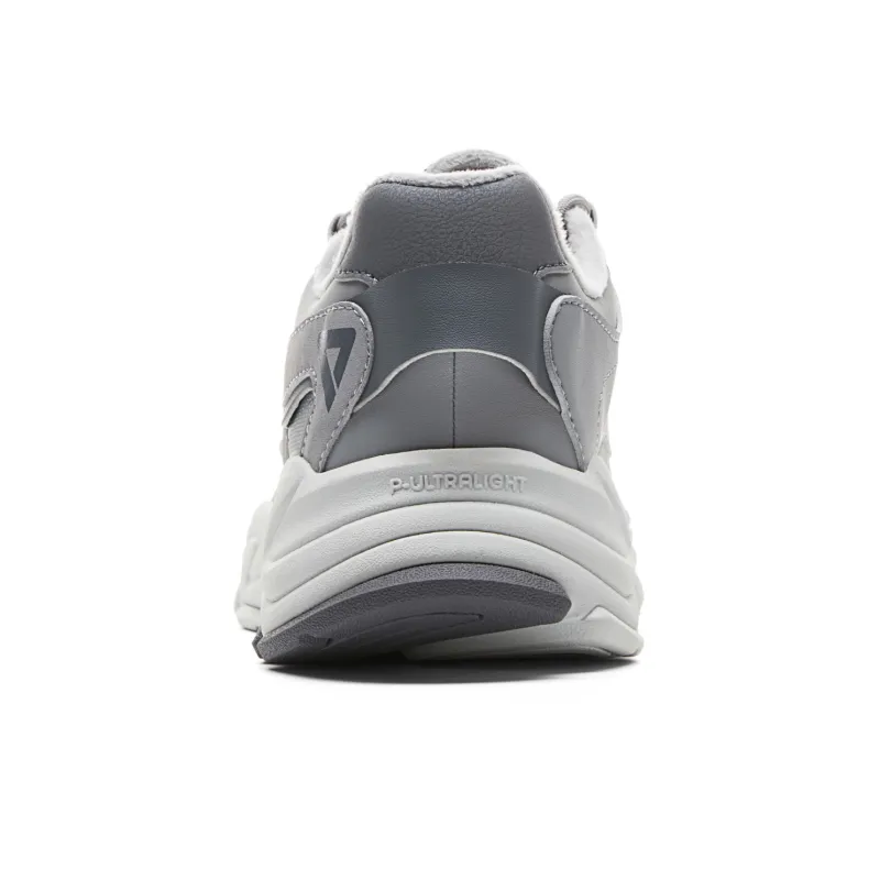 PEAK Xinglan Low Top Chunky Sneakers Men's Silver Gray-4