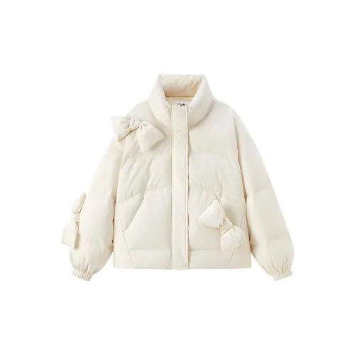 LEDIN Down Jackets Women's Off White In Stock