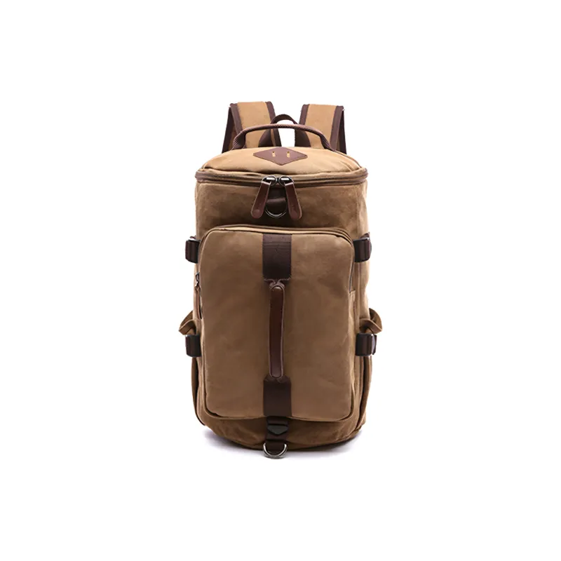 Slazenger Canvas Computer Backpack Shoulder Bag Handbag Regular Men's Black/Gray/Khaki/Army Green/Dark Blue/Coffee-20