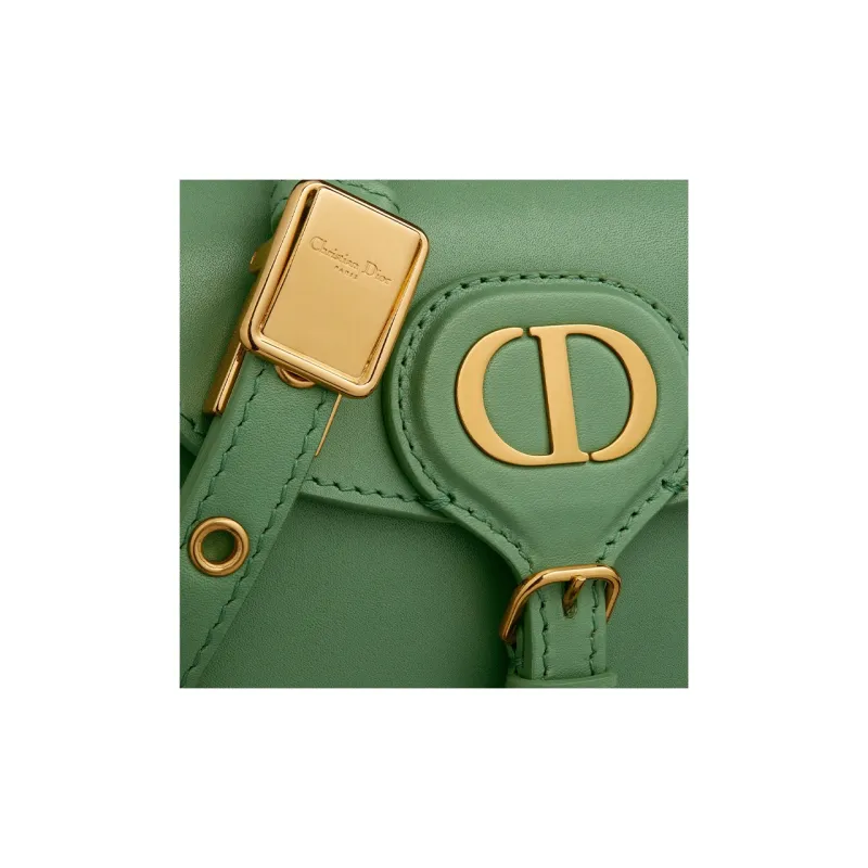 DIOR Bobby Smooth Finish Cow Leather Shoulder Bag Crossbody Bag Extra Mini Women's Jade Green-5
