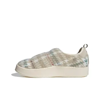Adidas Originals Puffylette Durable Breathable Low Top Casual Shoes Unisex Beige