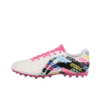 LiNing Jin TF Rubber Broken Studs Firm Ground Artificial Ground Cushioning Lightweight Soccer Shoes Men's Colorful Pink