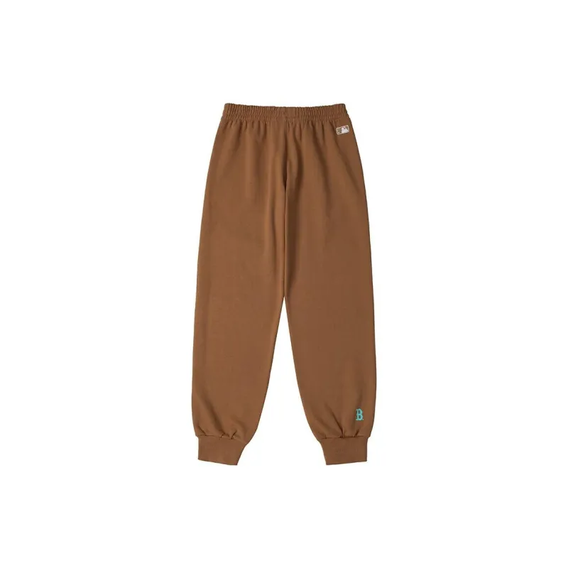MLB Knitted Sports Pants Unisex Dark Beige-1