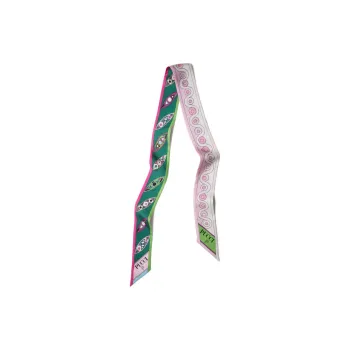 EMILIO PUCCI Abstract print Silk Visor Hat