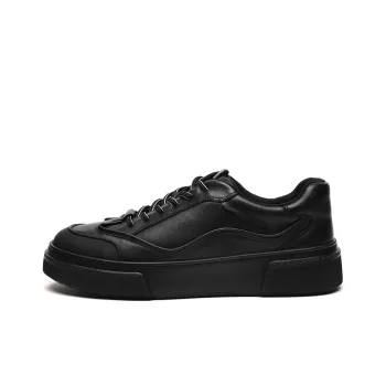 CHARRIOL Water-Resistant Height Increasing Low-Top Skateboard Shoes 4.5cm Men's Black