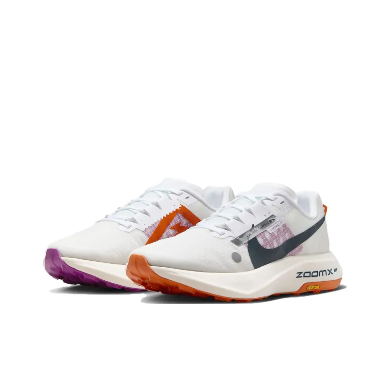 Nike ZoomX Ultrafly Trail White Safety Orange Vivid Grape Women's-1
