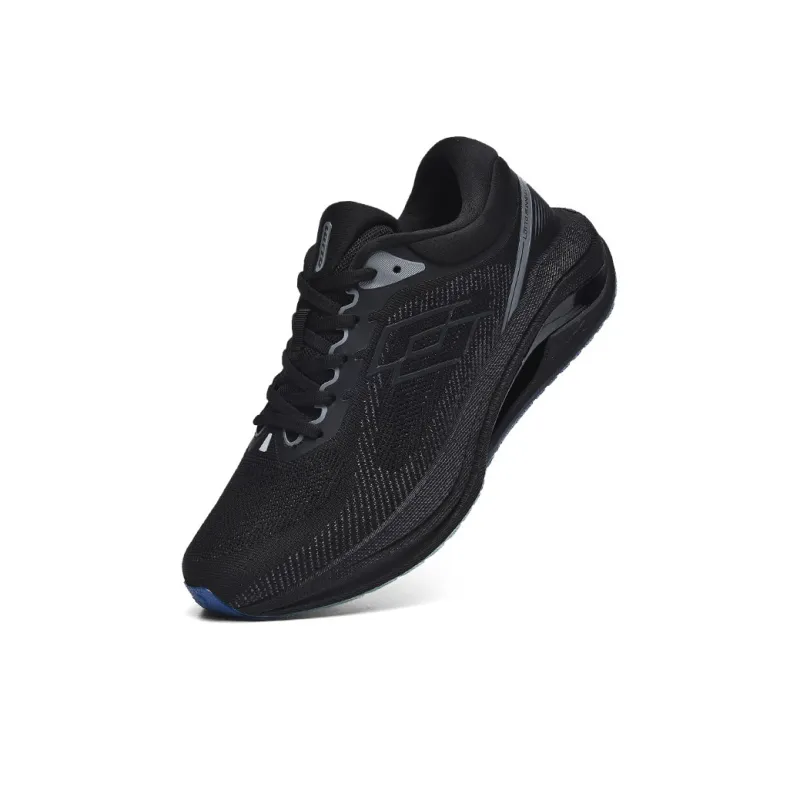 LOTTO Cushioned Wear Resistant Supportive Lightweight Low Top Marathon Running Shoes Men's Black-2