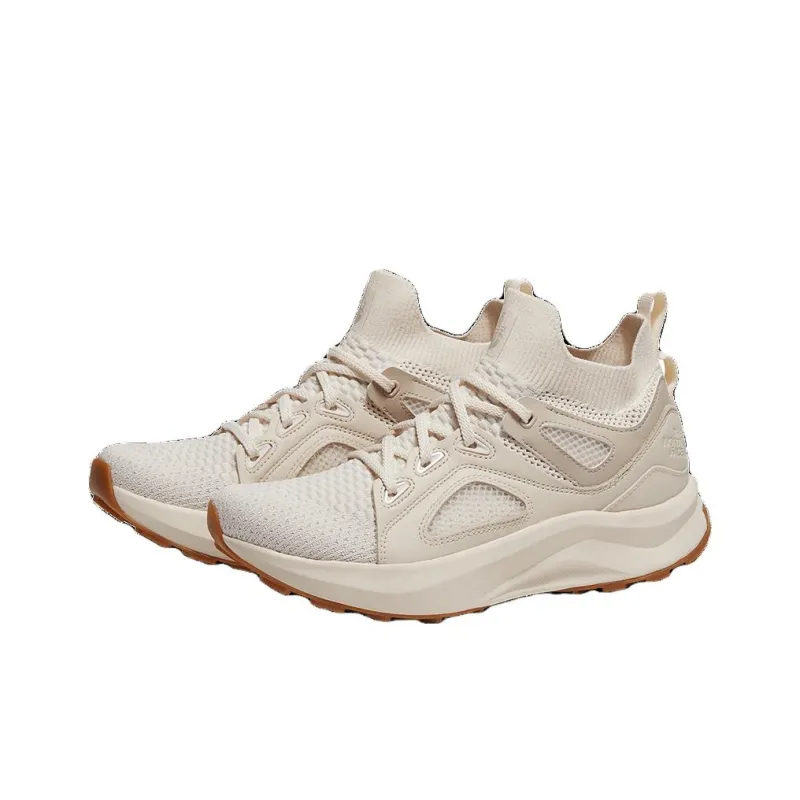 THE NORTH FACE Slip Resistant Low Top Running Shoes Women's Ecru-0