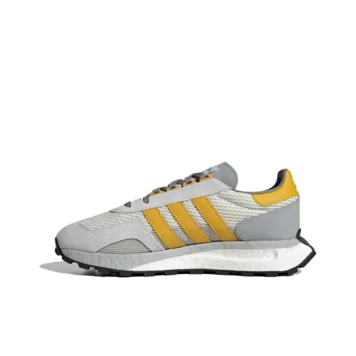 Adidas Originals RETROPY Series Running Shoes Unisex Low-Top Gray Yellow