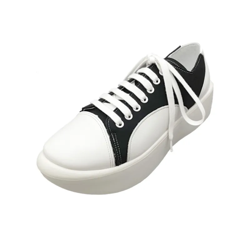 Tokyo Bopper Low-Top Skateboard Shoes Women's White Black-1
