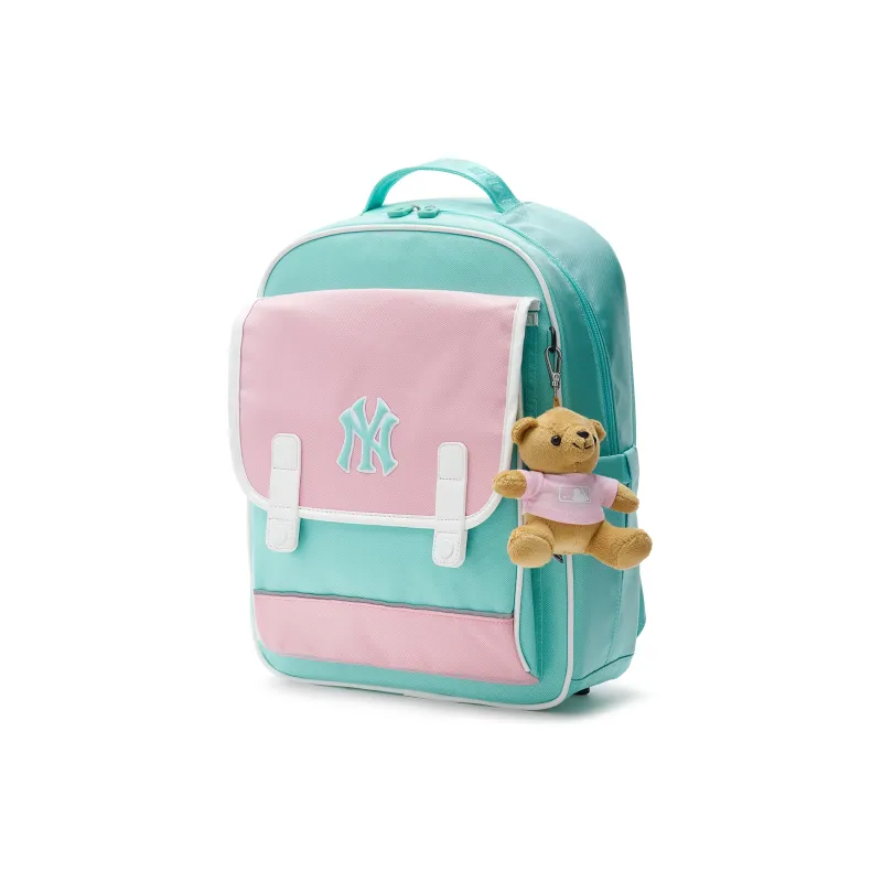 MLB Nylon 2 in 1 Backpack Women's Green & Pink-2