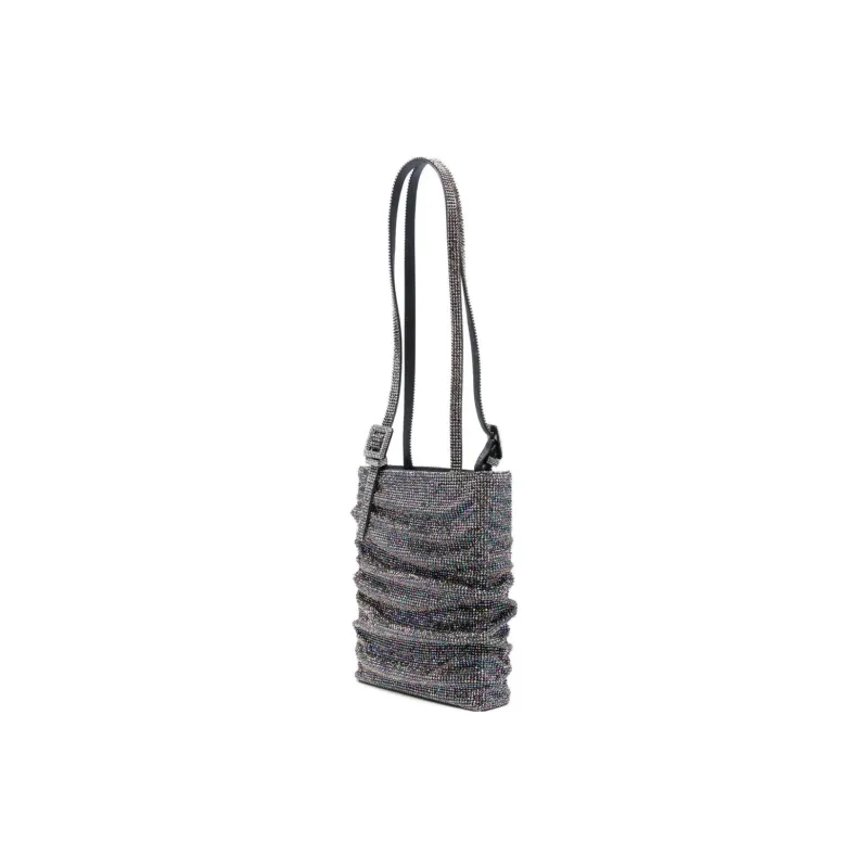 BENEDETTA BRUZZICHES Fabric Shoulder Bag Crossbody Bag Handbag Small Size Women's Black-1
