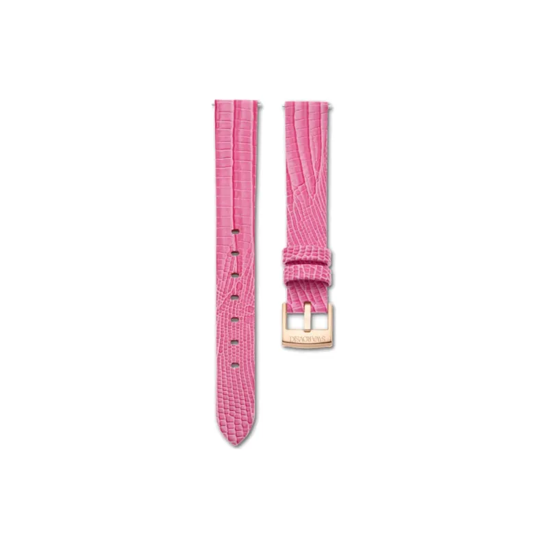 Swarovski Watch Band All Compatibility 16m PVD Calfskin Material-0