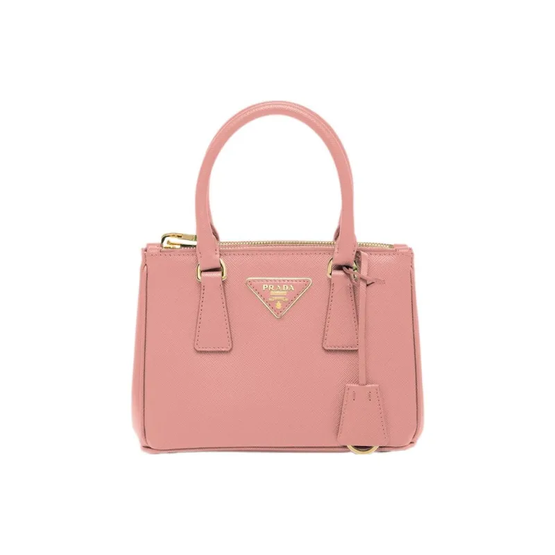 PRADA Galleria Killer Bag Saffiano Leather Killer Bag Handbag Shoulder Bag Crossbody Bag Regular Women's Petal Pink-0