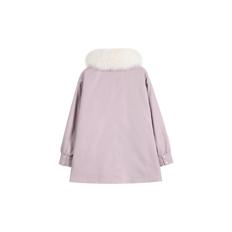 ELF SACK Puffer Jackets Women's Erasers Pink-1